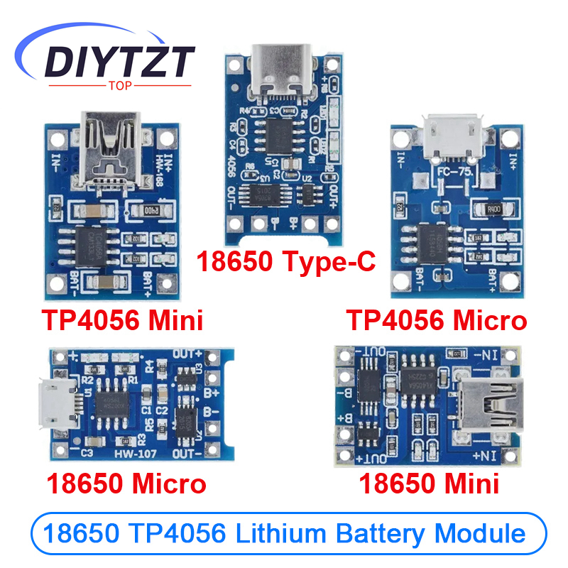 5/10 шт. Micro USB 5 В 1A 18650 TP4056 модуль зарядного устройства для литиевой батареи зарядная плата с защитой двойные функции 1A литий-ионный