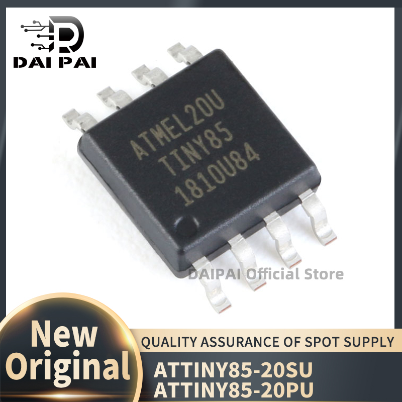 (10 шт./лот) 100% новый оригинальный набор микросхем ATTINY85-20SU SOP8 ATTINY85-20PU DIP8 ATTINY85 20SU ATTINY85 20PU