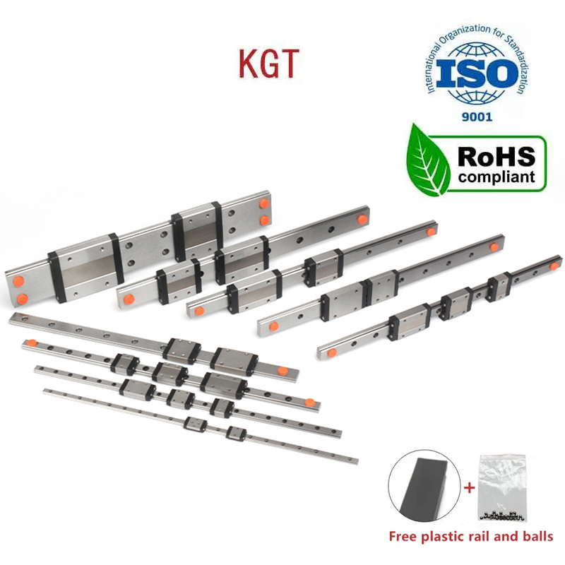 KGT MGN9C MGN9H MGN12C MGN12H RoHS L od 100mm do 1000mm miniaturowa prowadnica liniowa wózek ślizgowy część drukarki 3D maszyna CNC