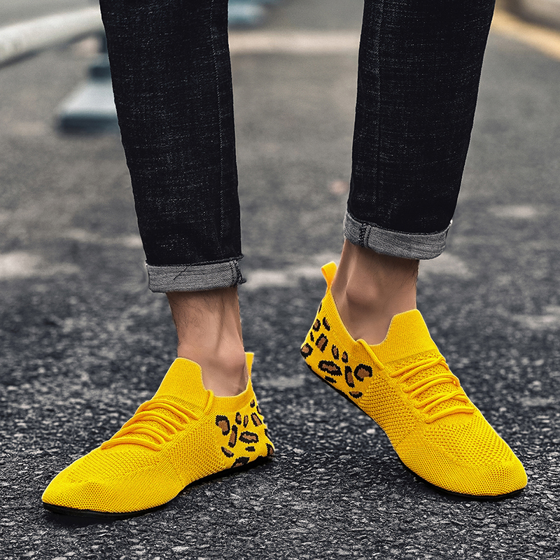 YRZL Scarpe da uomo Sneakers leggere e traspiranti Scarpe da passeggio morbide e comode Scarpe da casa da uomo Pantofole da uomo per interni con fondo sottile