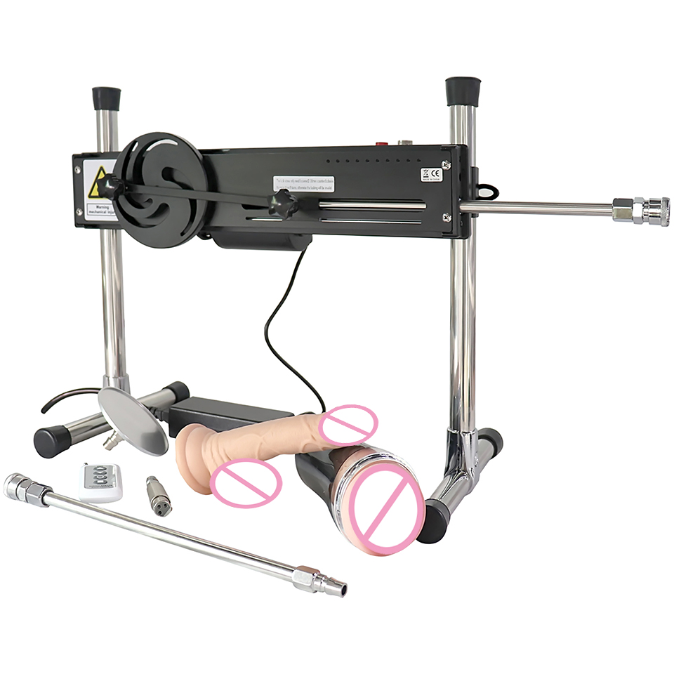 Machine sexuelle automatique puissante avec course de 13 cm, machine à plaisir télescopique, jouets sexuels avec accessoires dildo et vibrateur