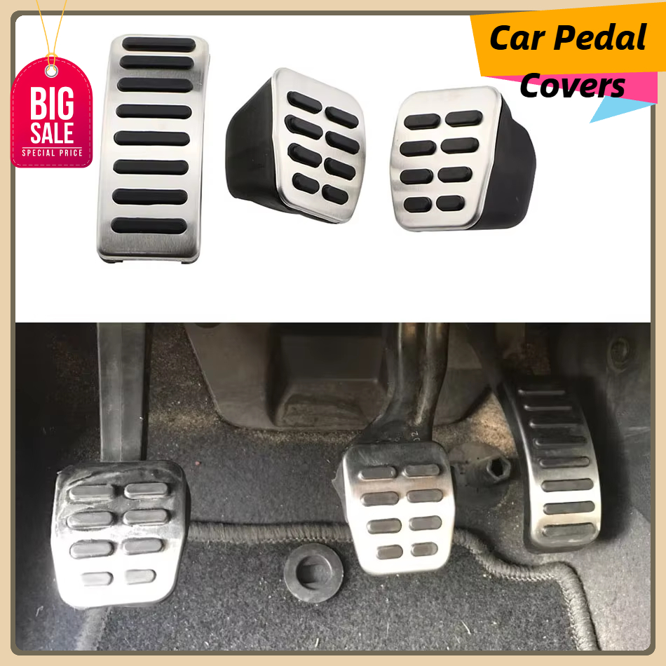 Car Gas Pedal Covers for Volkswagen Amarok MOIA Polo Bora Jetta MK4 Golf 4 IV Jetta MK4 for Audi A1 A3 TT for Skoda Fabia Rapid
