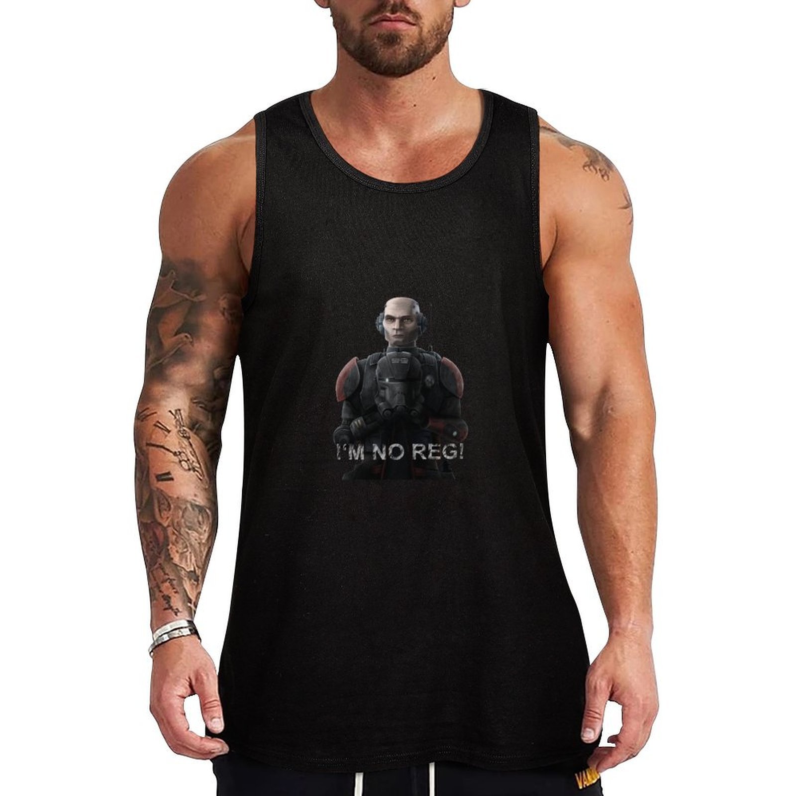 I'm No Reg!! Tank Top Moisture Wicking Sports Tank Top Running Workout Shirt