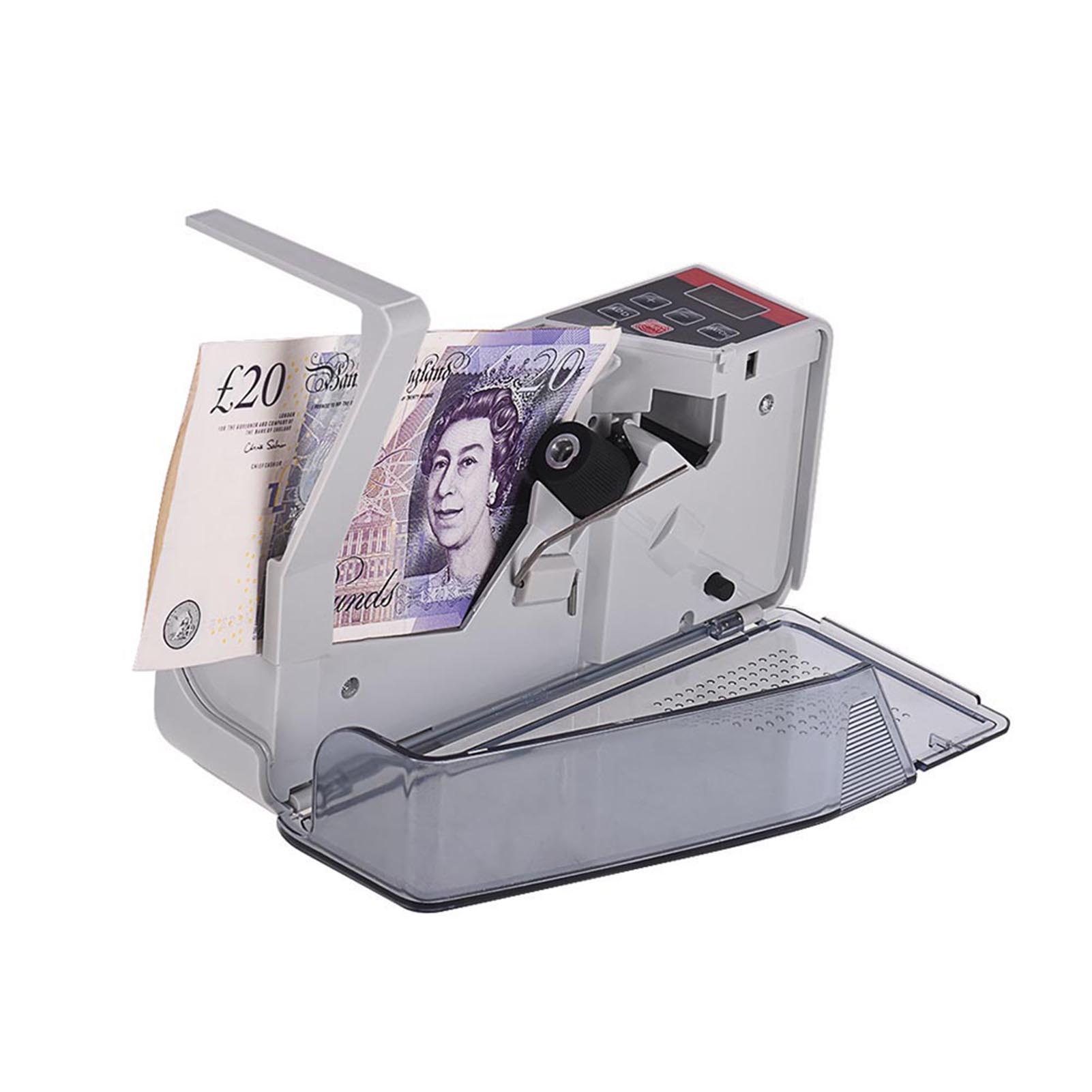 แบบพกพา Mini Handy Money Counter ทั่วโลกบิลธนบัตรธนบัตรเครื่องนับสกุลเงินพร้อมจอแสดงผล LED การเงิน