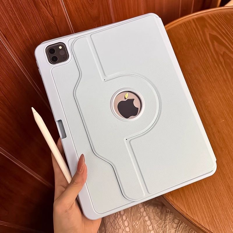 360 °   Вращающийся чехол для Ipad 12th A16 11th Air Pro 11 12.9 13 5 4 3 2 9.7 M3 M4 Smart Funda iPad 10th 10.9 9th Gen Mini 7 8.3 10.2 Cover