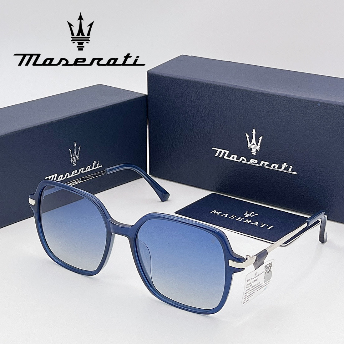 Очки MASERATI UV400, роскошные поляризационные солнцезащитные очки для мужчин и женщин, модные очки для вождения, элитные модные очки премиум-качества