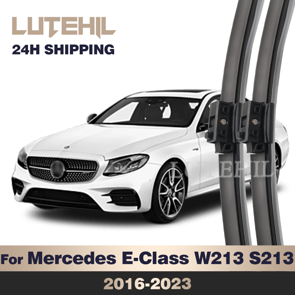 Wiper Front Wiper Blades For Mercedes Benz E-Class W213 S213 2016-2023 2017 2018 2019 Windshield Windscreen Front Window 24"+22"