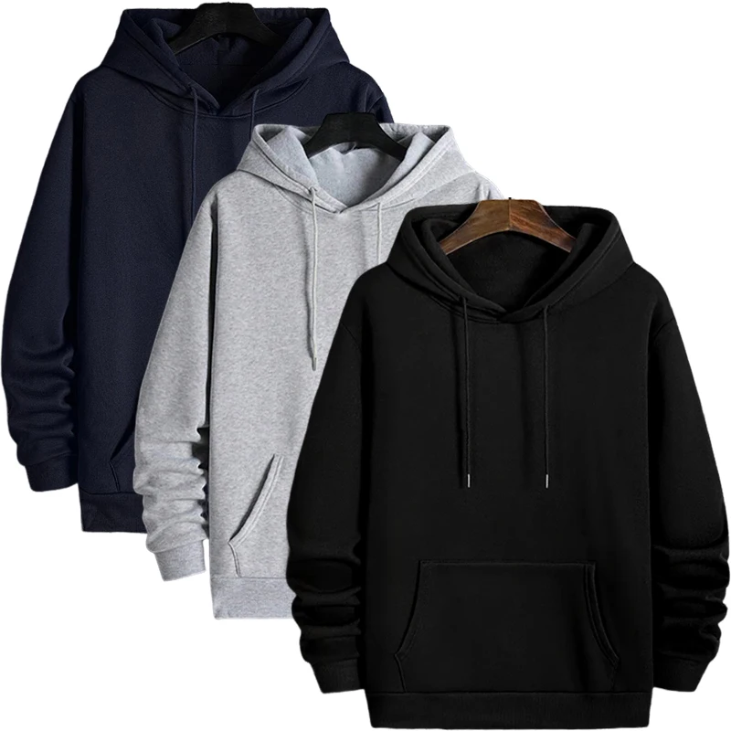 Hot Sales Nieuwe Heren Trainingspak Kleding Effen Kleur Casual Sweatshirts Buiten Sport Joggen Heren Hoodies Hoogwaardige Sportkleding