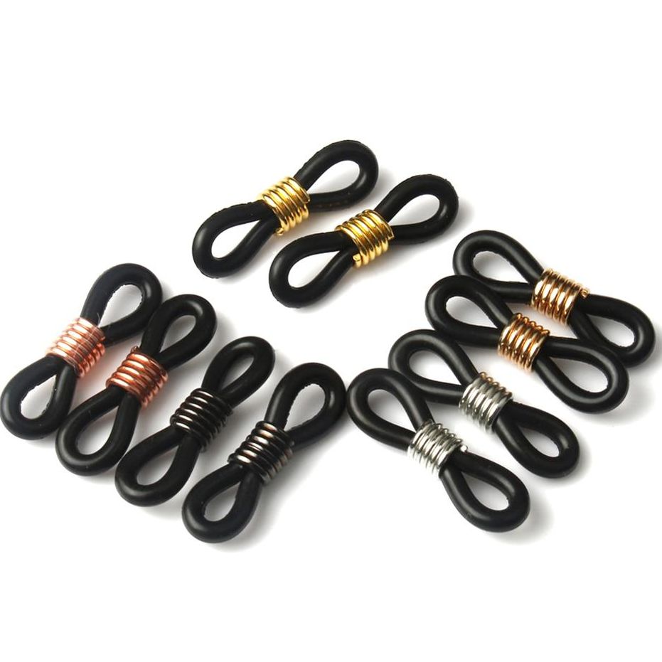 Orelha Gancho Óculos Óculos Cadeia, Óculos Retentor Termina Corda, Óculos de sol Cabo Titular, Correia, End Loop Connector, 20Pcs