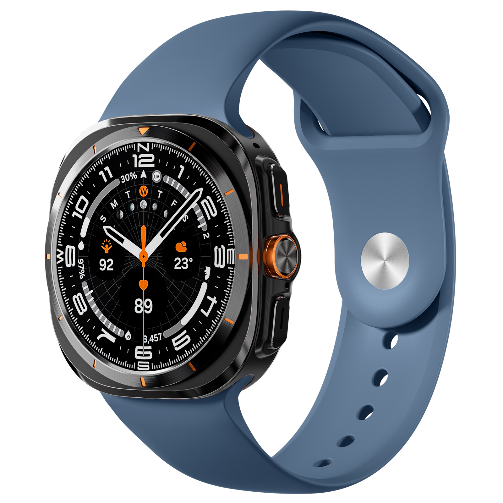 Silicone Band For Samsung Galaxy Watch Ultra Strap 47mm sport Loop Bracelet correa belt for Samsung Galaxy Watch 7 ultra 47 mm