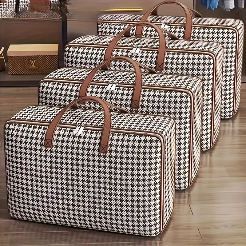 Bolsa de Almacenamiento Nueva 2026, Bolsa para Guardar Edredones, Gran Capacidad, Organizador de Ropa Portátil para el Hogar, con Asas, Plegable y a Prueba de Polvo