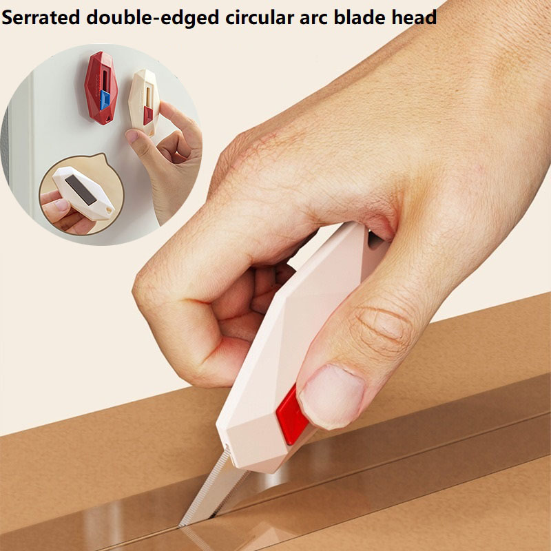 Abridor de cajas, cortador de cartas, abridor de sobres, bonito cuchillo magnético, abridores de cartas, Mini abridor de letras, cortador de caja MGD03