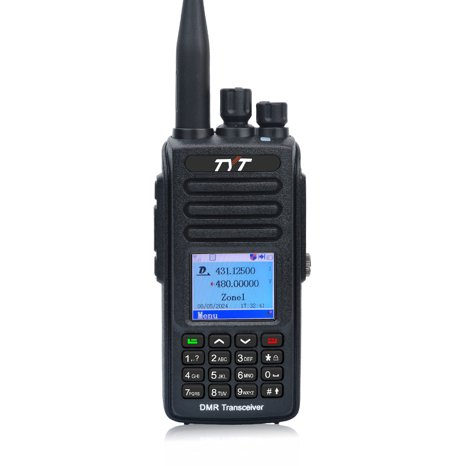 TYT MD-UV390 Walkie Talkie Digital DMR de doble banda 5W IP67 resistente al agua con grabación AES256 cifrado con batería de 2200mAh
