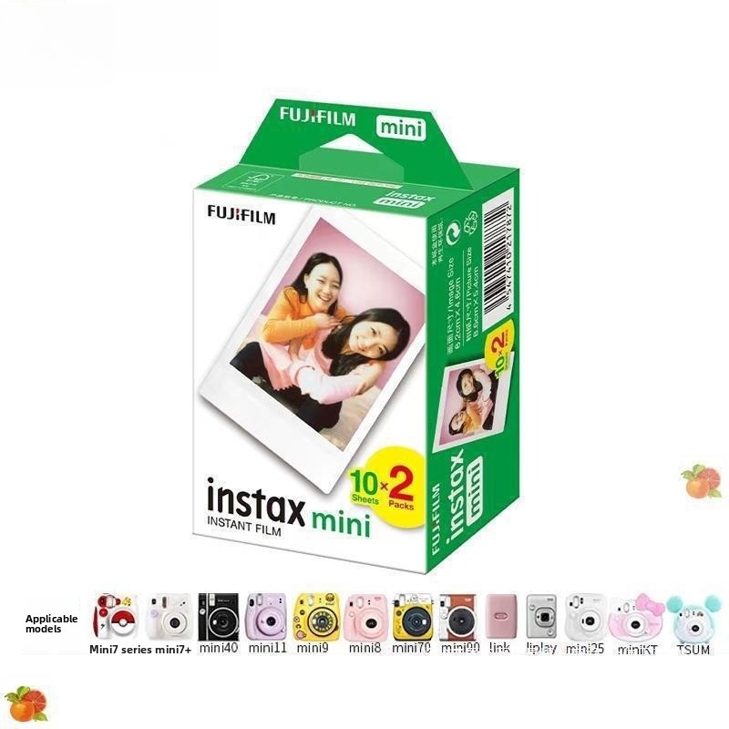 Fujifilm Instax Mini Film с белым краем, фотобумага для мгновенной фотокамеры FUJI Mini 12/11 Mini 9, 8, 7s, 70 EVO Link