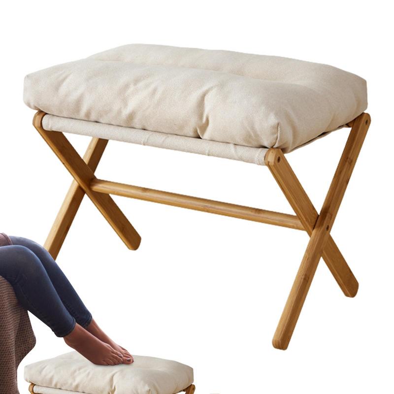 Samt Fuß schemel Samt Fuß schemel Ottomane kleine Fußstützen Fuß hocker Beins tütze hoch gepolsterter Hocker Sitz für Schlafzimmer Wohnzimmer