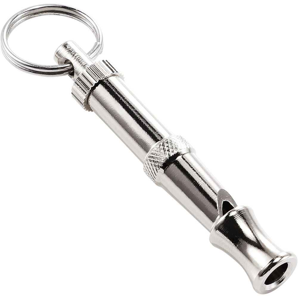 Silbato para Perros, Silbato de Entrenamiento para Mascotas, Acero Inoxidable, Plateado, Portátil, Ajustable, Ultrasónico, Herramienta de Ayuda para el Entrenamiento del Comportamiento de Perros y Gatos