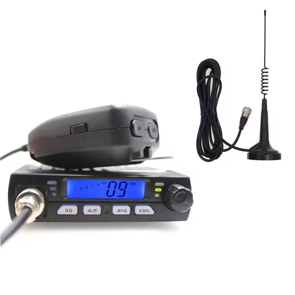 Anysecu-ミニcbラジオ、CB-40M、25.615-30.105mhz、10メートルのラジオ、8w、am fm、バンドトランシーバー、AR-925新品