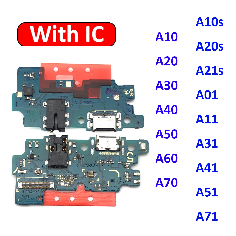 USB-зарядное устройство, порт для зарядки, док-станция, разъем, гибкий кабель для Samsung A50 A505 A10 A20 A30 A70 A01 A11 A21s A31 A51 A71