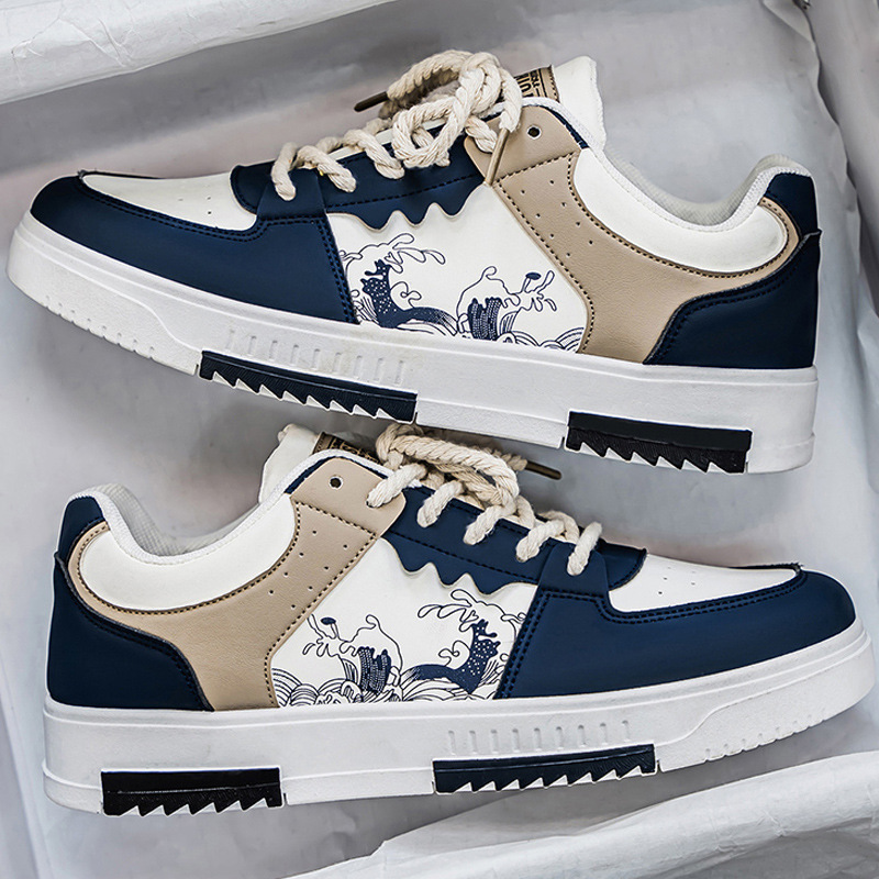 autumn new men casual shoes Outdoor Breathable Flat Shoes Fashion LaceUp Sneakers Men Comfort Trendy Sports Shoes Zapatillas