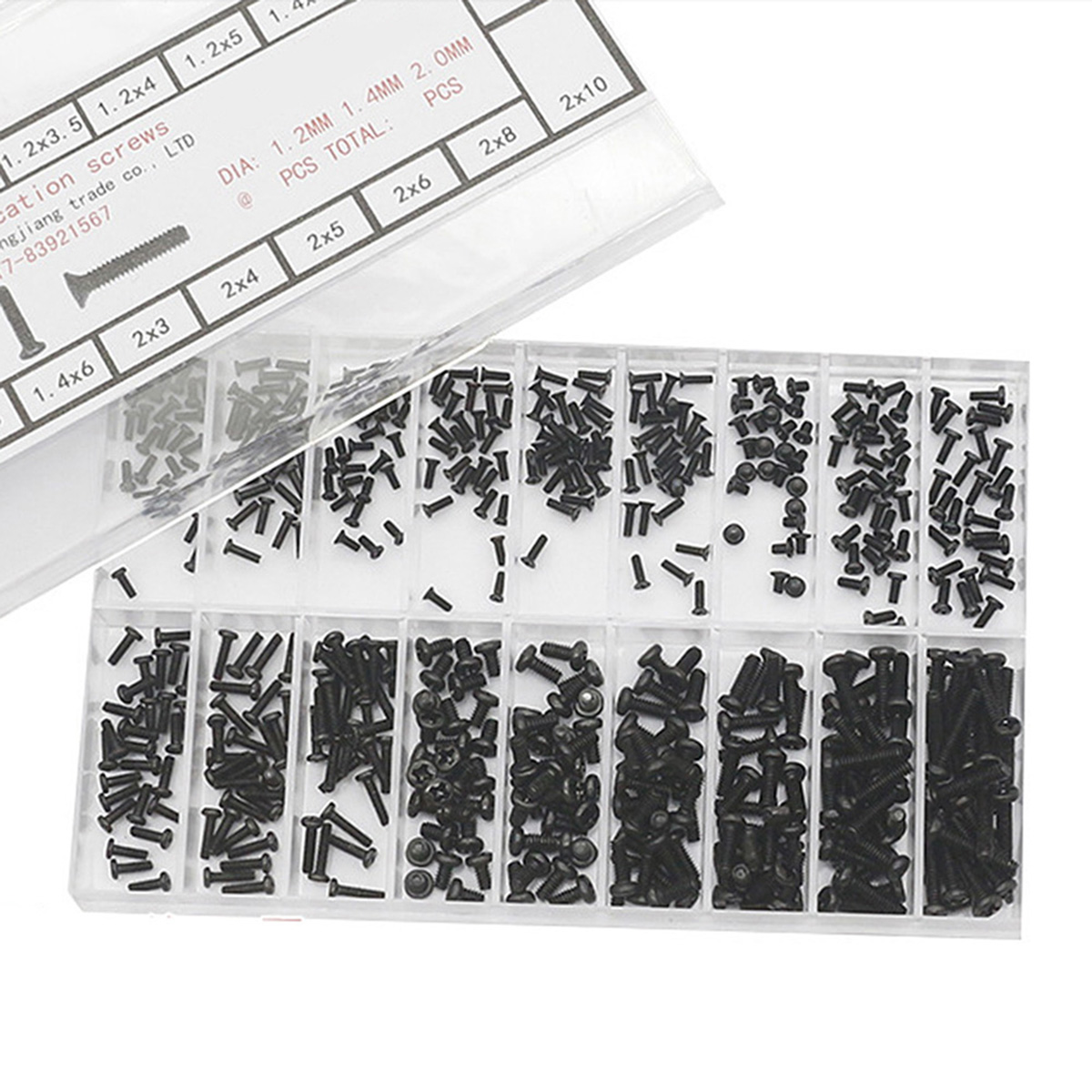 18 Types Mini Screw Nuts Micro Screw Set Round Head DIY Kit Laptop Computer Assemble Repair Screws Fastener Set Machine Screws