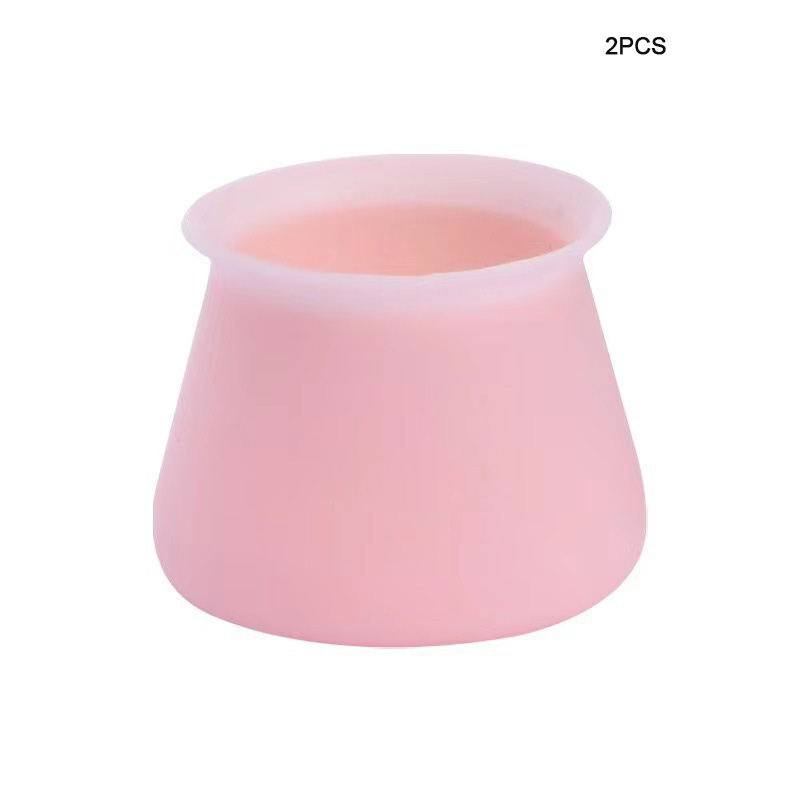 Protectores universales de silicona para patas de silla, protectores de suelo antideslizantes, reductores de ruido y resistentes a los arañazos para sillas y taburetes, 2 uds.