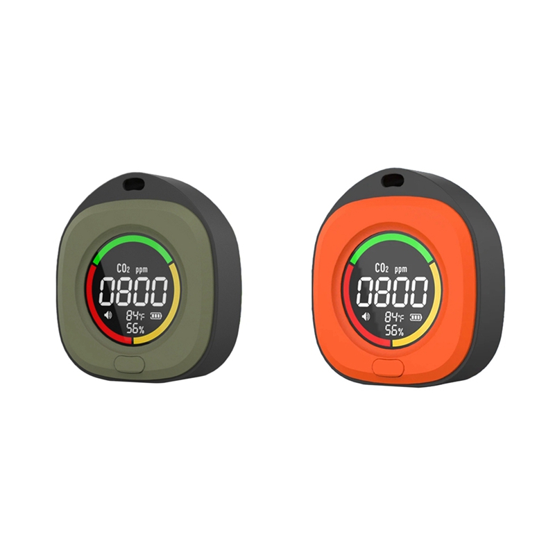 Mini Detector de dióxido de carbono Hot-K5C, probador de CO, Monitor portátil de calidad del aire, pantalla LED, carga USB tipo C para interiores