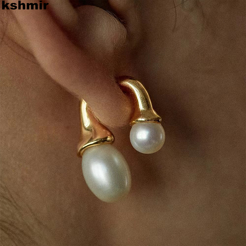 Kshmir – boucles d'oreilles en perles pour femmes, design géométrique, accessoires de bijoux, cadeau