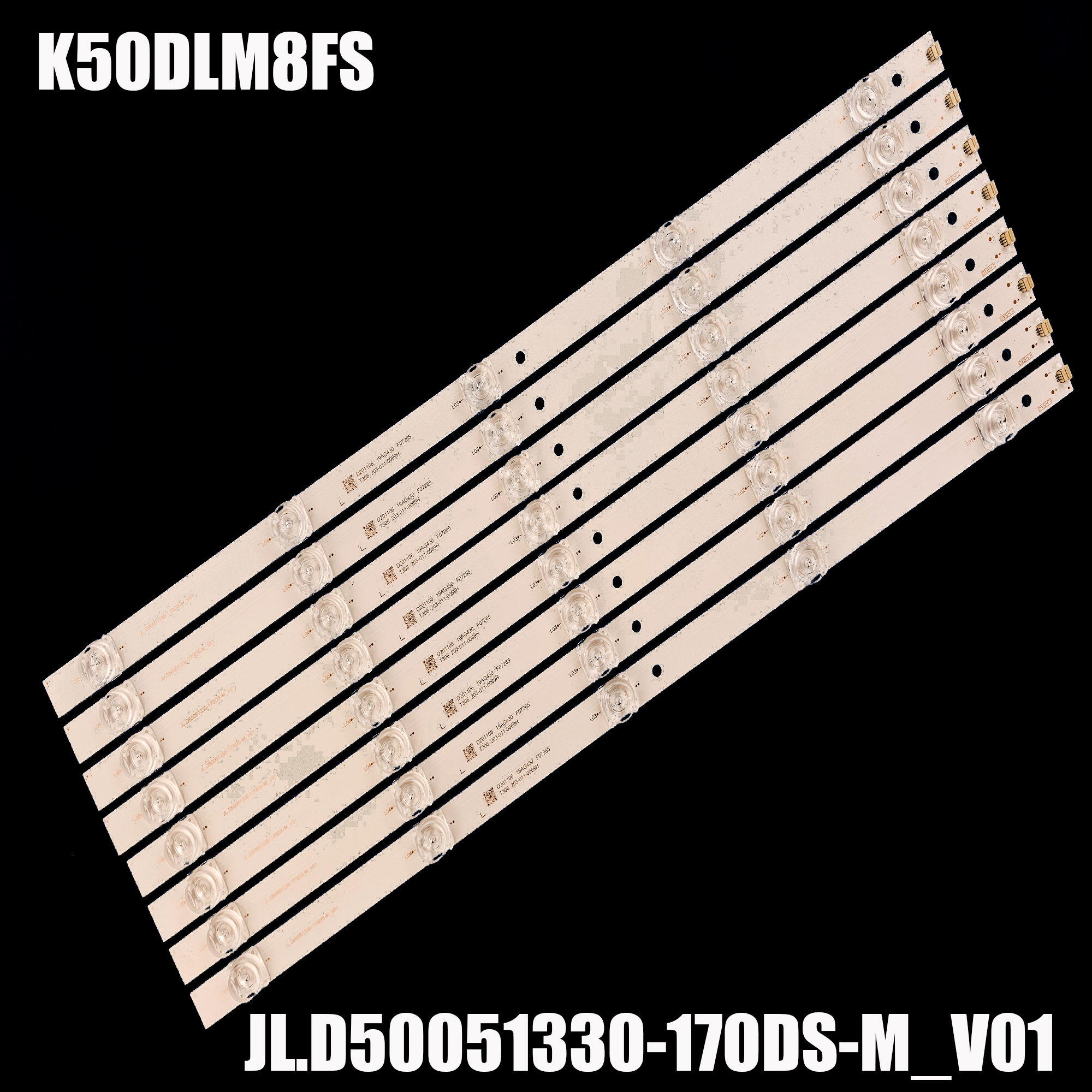 488 мм светодиодная лента подсветки 5 ламп для JL.D50051330-170DS-M_V01 170AS K50DLM8FS K50DL8FS Polaroid 50TR7U Makena 50s7