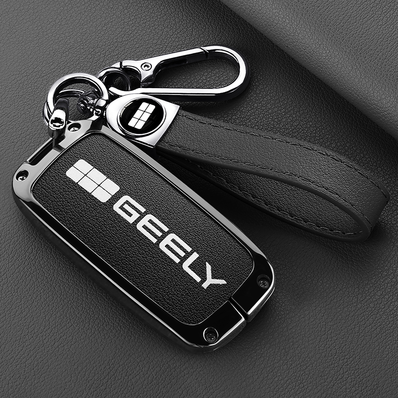 Auto Smart Chiave A Distanza Della Copertura Della Cassa Emblema In Lega di Zinco Borsette di Protezione Accessorio Per Geely EX5 Galaxy Starship 7 EM-i L7 Modello E8 E5