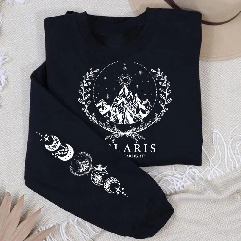 Sudadera con estampado de Velaris City of Starlight para mujer, sudaderas con gráficos de The Night Court, Sudadera con capucha de Acotar SJM City of Starlight