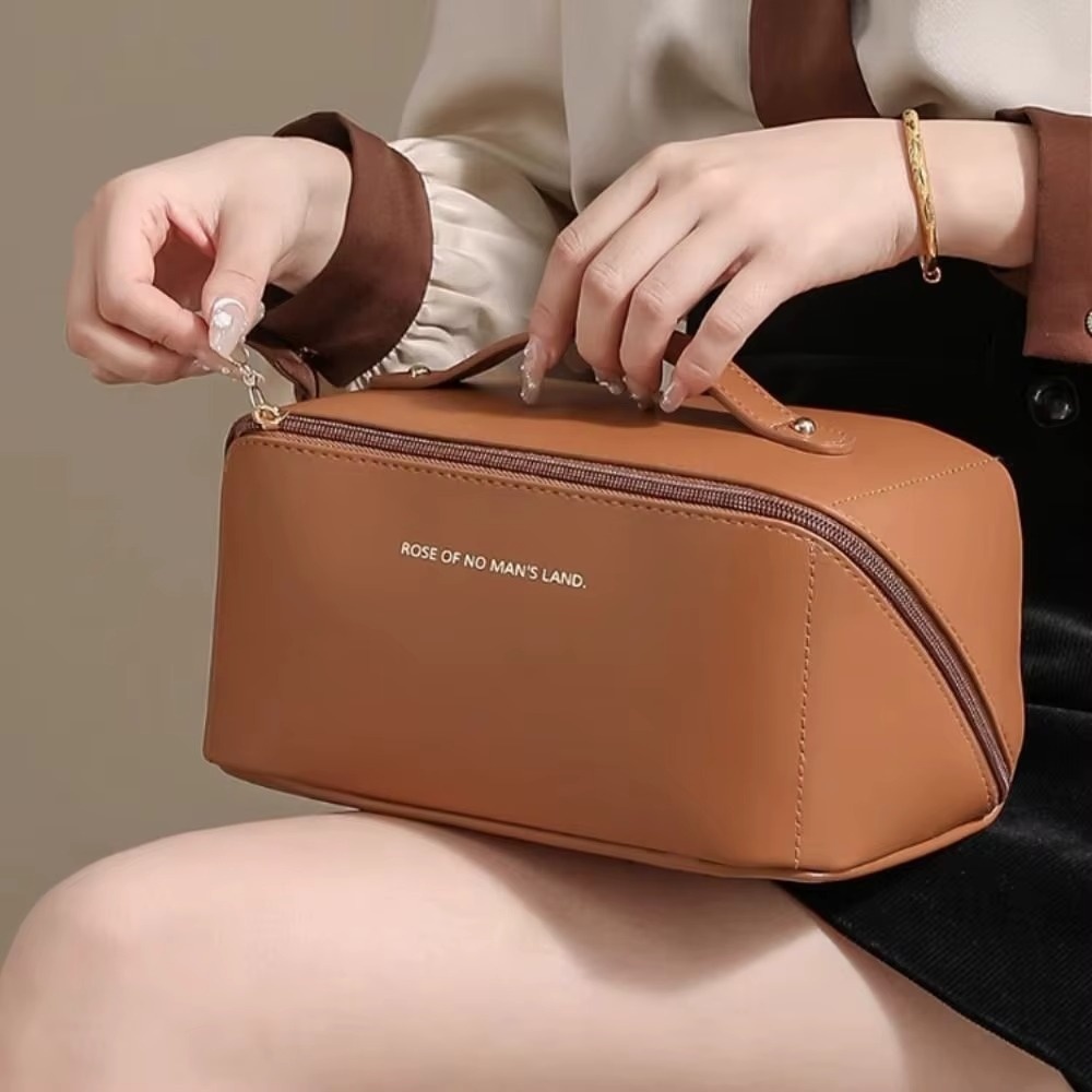 Borse per il Trucco a Forma di Cuscino, Kit da Toilette Femminile, Custodia per Cosmetici, Pochette di Lusso, Borsa da Viaggio per Cosmetici, Organizer per il Trucco