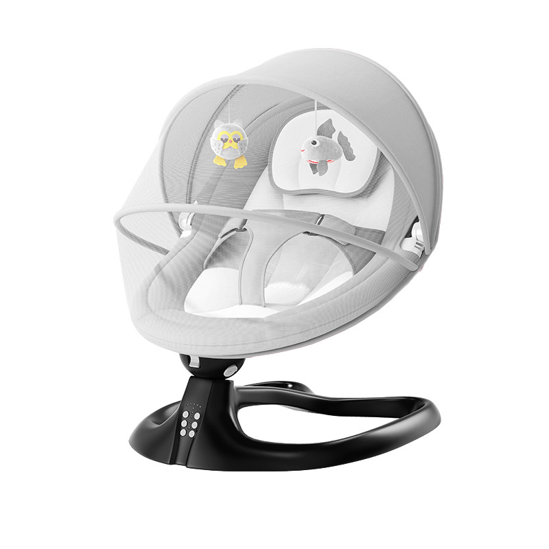 Cama de bebê elétrica cadeira de balanço para dormir cama de bebê cadeira confortável multifuncional conforto reclinável