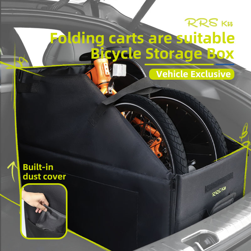 Rrskit Opvouwbare Fiets Laadtas Voor Brompton 14-16 Inch Voor Dahon Ruhm 18-22 Inch Fiets Stofdichte Waterdichte Opbergtas