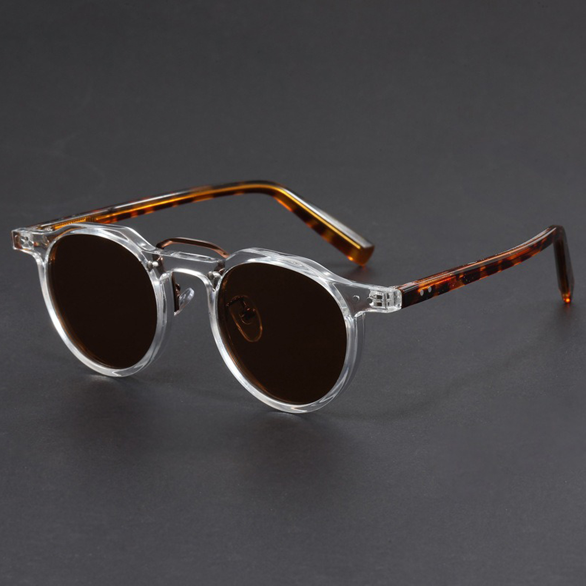 Retro Metal Frame Oval Sunglasses for Women Men Trendy Punk Round Sun Glasses Luxury Brand Designer Driving Shades
