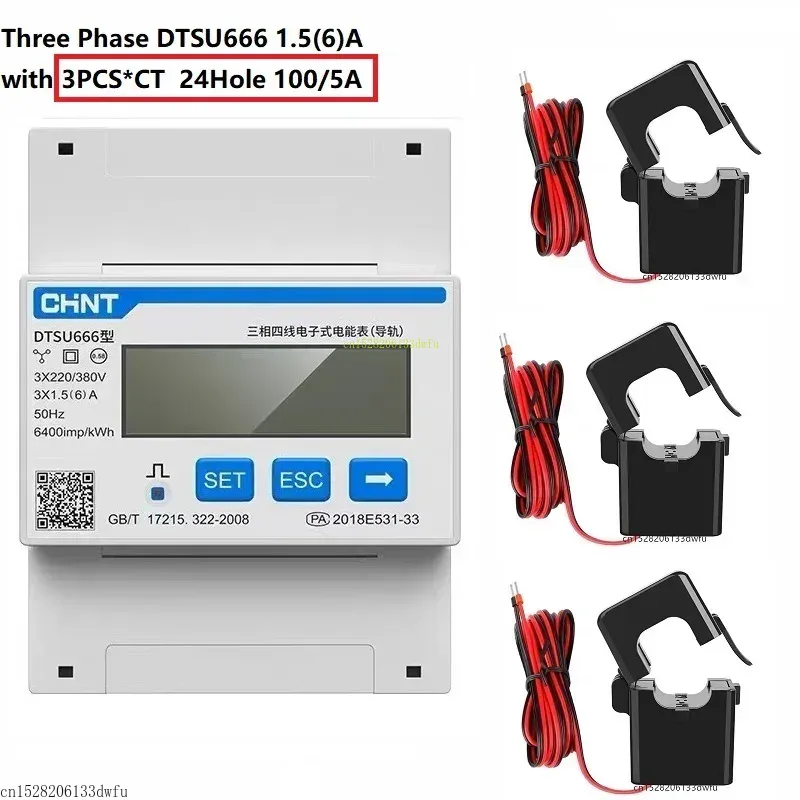 Cavi di collegamento per contatori intelligenti Chint Smart Meter DDSU666 DTSU666 DDSU666-H DTSU666-H per inverter HUAWEI DEYE GROWATT SOLIS