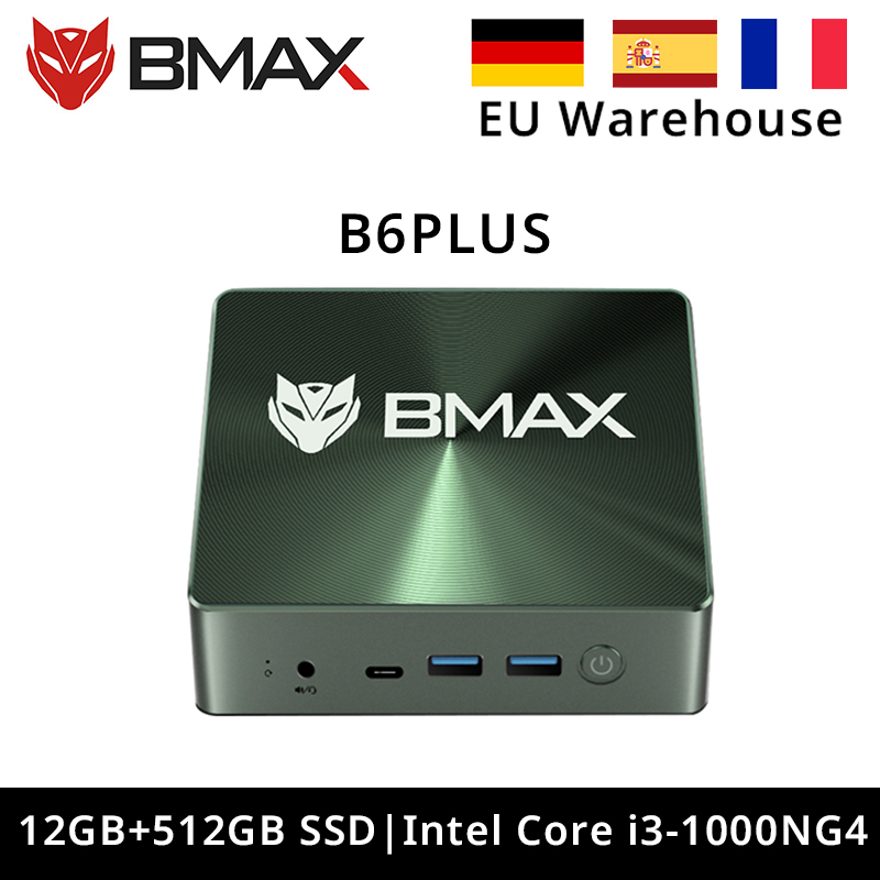 BMAX B6 Plus / Pro Mini-PC Windows 11 PC Intel I3 I5 16 GB DDR4 RAM 512 GB SSD WIFI 5 USB 3.0 USB * 3 HDMI * 2