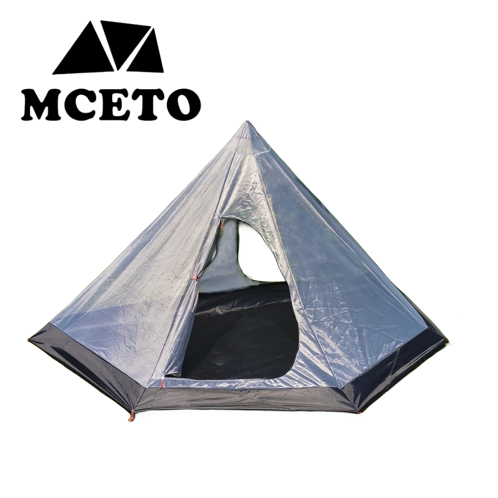 Tente pyramide ultralégère tente intérieure extérieure sans tige tente d'été en maille Portable sac à dos randonnée Camping tipi à l'intérieur de la tente
