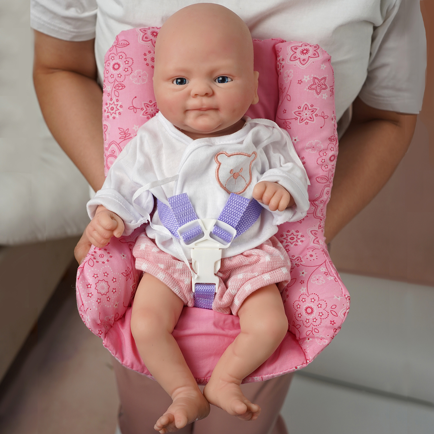 Muñeca bebé Reborn de silicona de cuerpo completo de 14 pulgadas, muñeca "Isaac", niña "Coco", muñecas suaves realistas para bebé, juguetes en blanco DIY