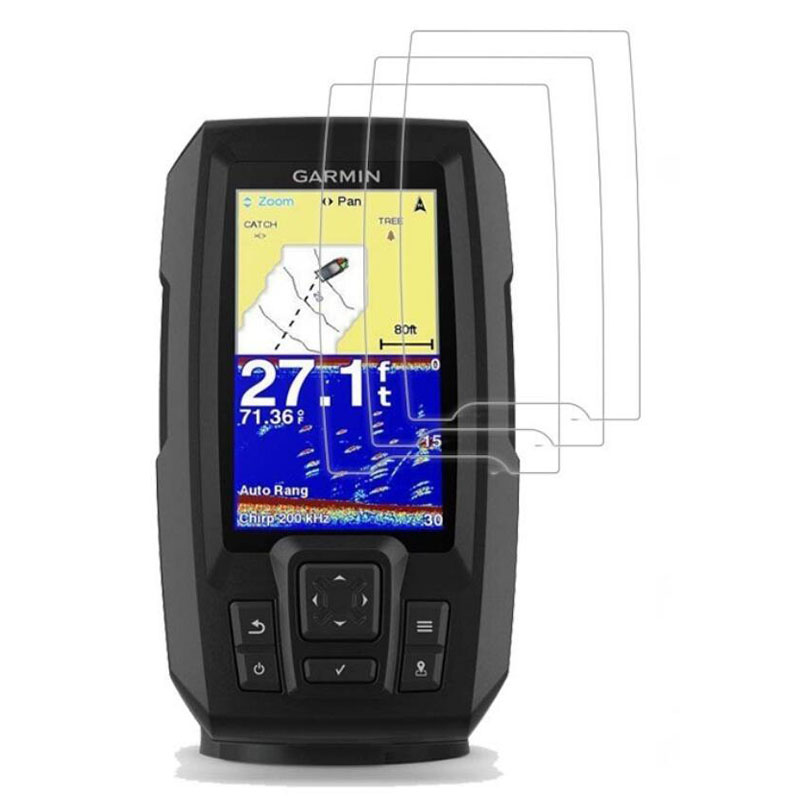 3 x PET Clear Screen Protector Cover Protective Film Guard dla Garmin Striker 4 4cv 4dv Plus 4 Fishfinder Handheld GPS Tracker