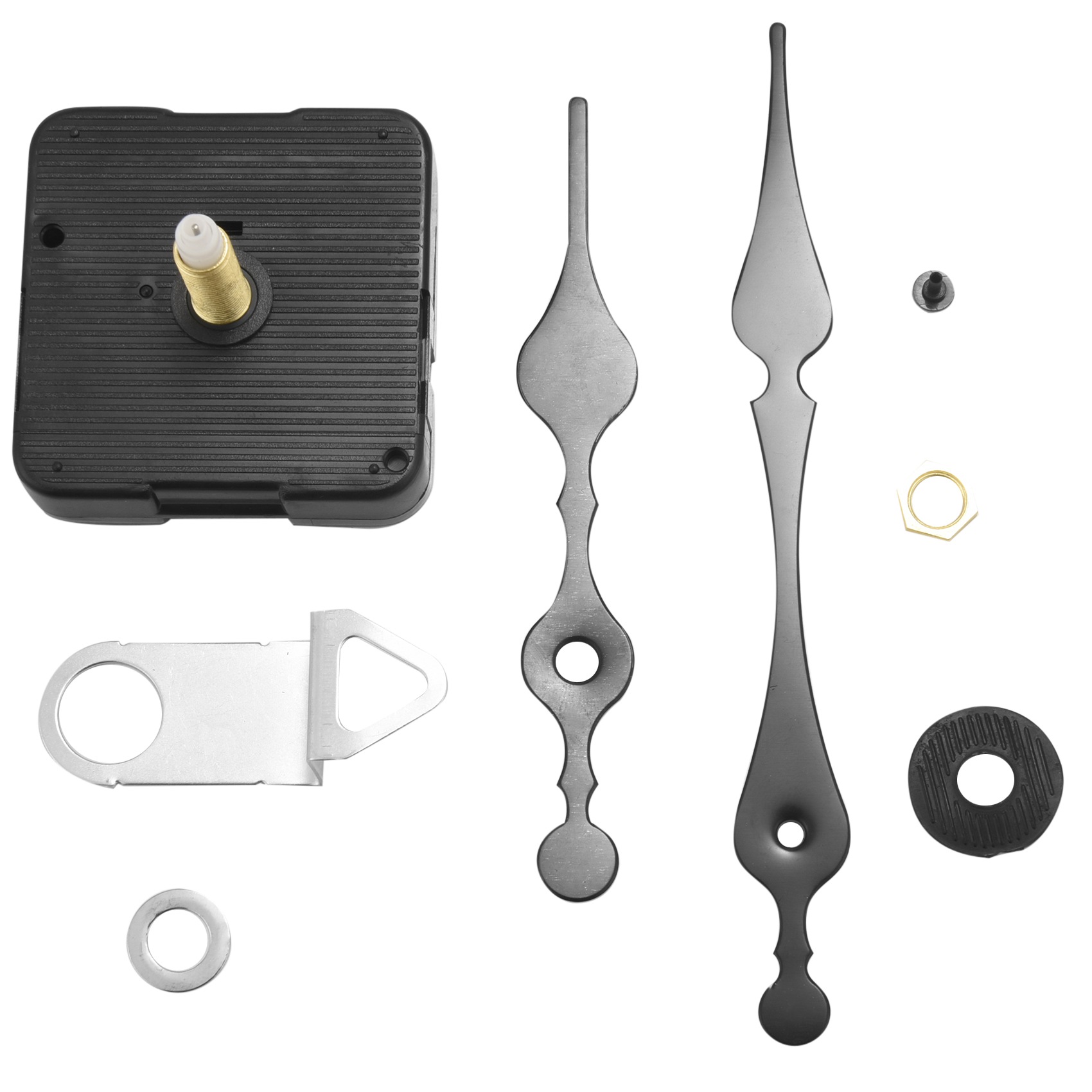 กลไกการเคลื่อนที่ของนาฬิกาแกนหมุนยาวความหนาของหน้าปัดสูงสุด3/5นิ้วความยาวเพลาทั้งหมด1-1/ 10นิ้ว