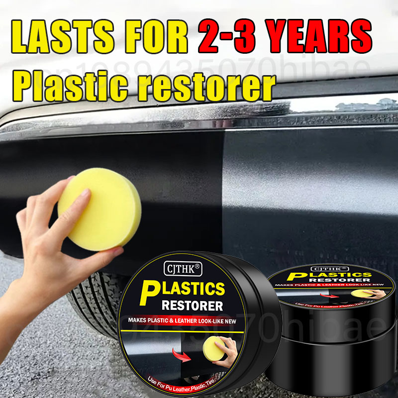 Auto Plastic Restorer Terug naar zwart Glans Auto-reinigingsproducten Plastic leer Herstel autopolijstmiddel en reparatie Coating Renovator