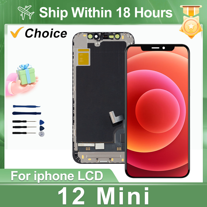 Hochwertiges AAA-Incell-LCD für iPhone 12 12Pro Max Display Touch 12mini Bildschirmersatz Digitizer-Baugruppe Reparaturteile