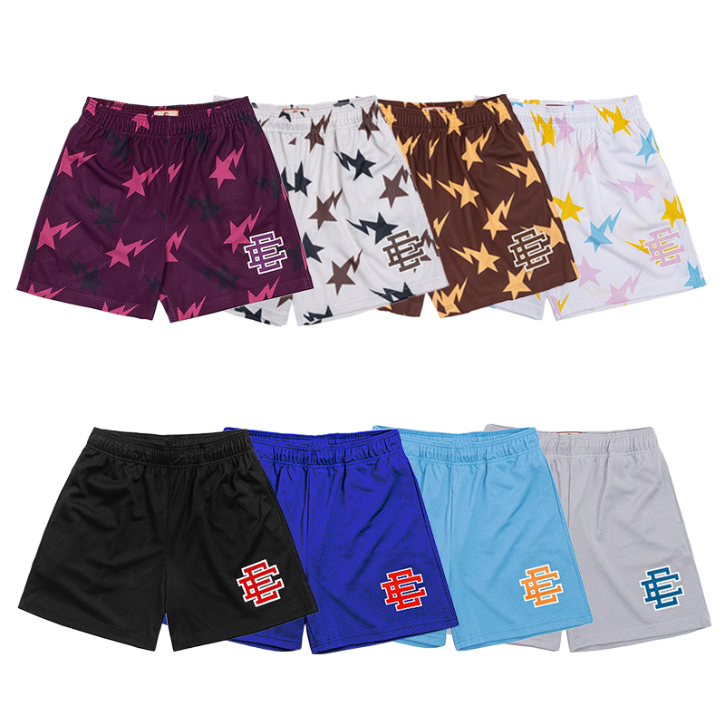 Eric Emanuel EE Basic Short NEW YORK CITY SKYLINE męskie szorty fitness spodnie sportowe letnie szorty siatkowe treningowe męskie