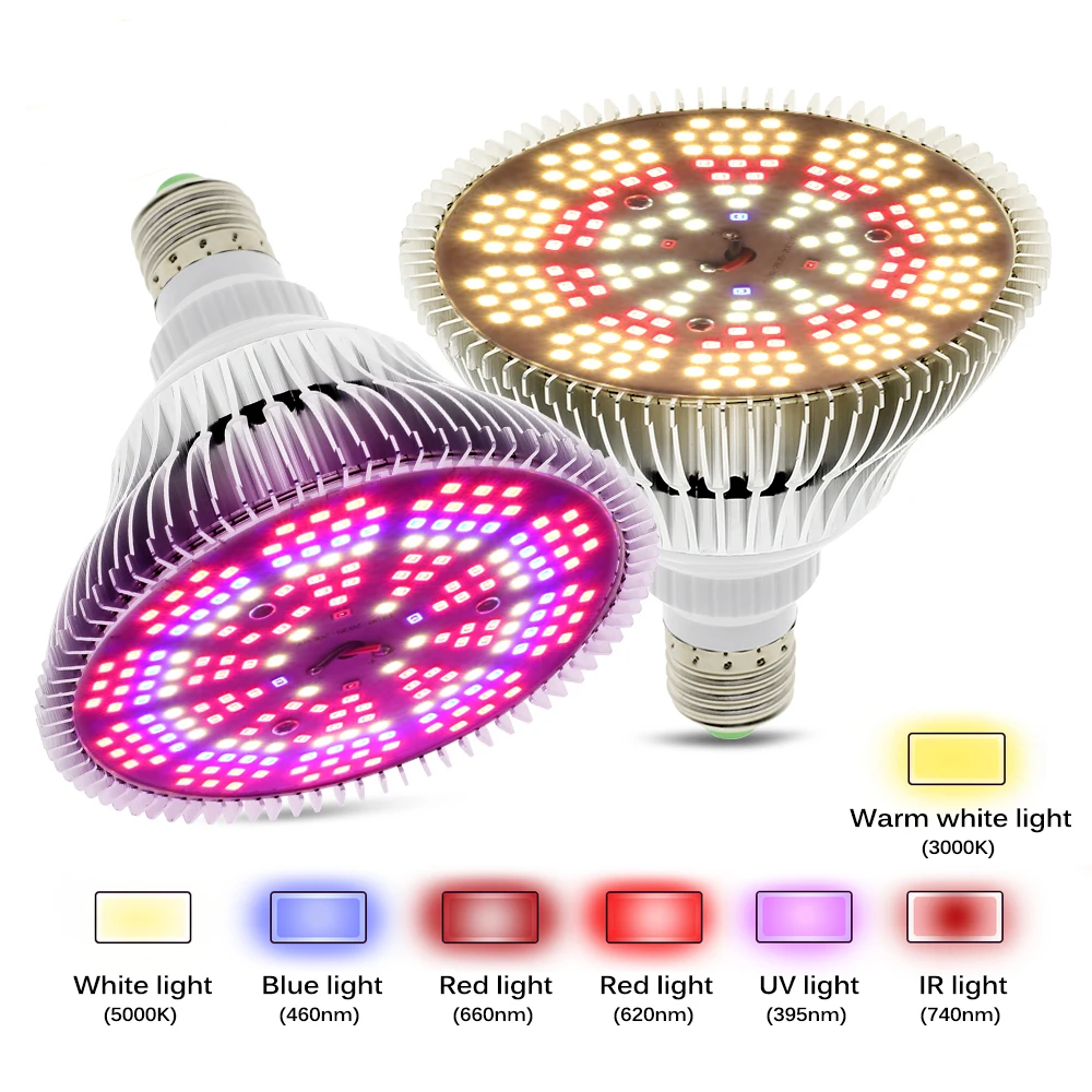 E27 Voll spektrum LED wachsen Glühbirne 250w LED wachsen Phytolamp für Hydrokultur Gemüse Gewächshaus Pflanze Blumen wachstum Beleuchtung