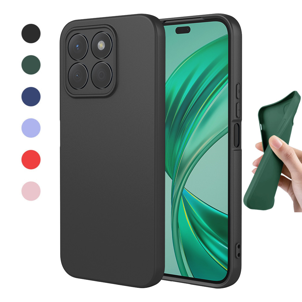 Новый гибкий жидкий силиконовый чехол для Honor X8C X7C X6B X8B X7B X8a X7a 4G 5G Защитный чехол-бампер Capa Shell Fundas Coque