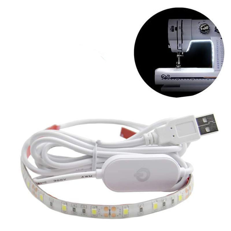 Luminosité réglable couture LED lumières multifonctionnelle Flexible lampe de travail couture vêtements Machine lumière pour perceuse presse tour