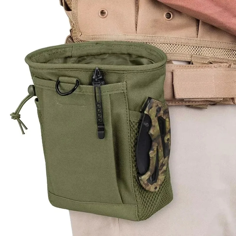 Molle Dump Bag, Jagd Magazin Recycling Tasche Dragon String Ammo Beutel Gürtel Gürtel Taille Tasche Einstellbare Pistole Holster Tasche
