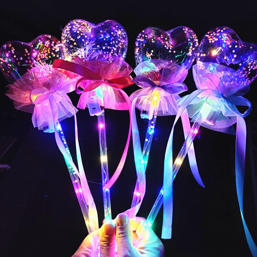 1 шт., Рождественская елка, светодиодная волшебная сказочная палочка, Rave Toy, светящийся волшебный шар, палочка, светящаяся палочка для дней рождения, новинка, детская игрушка
