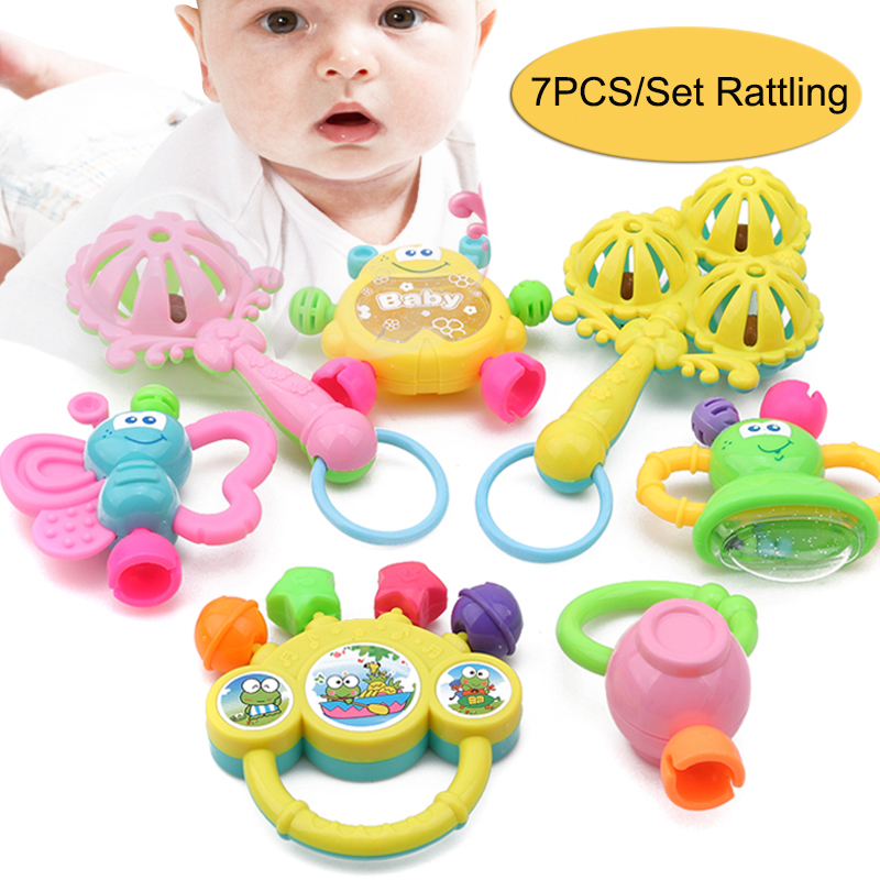 Infant Baby Spielzeug Rasseln Zahnen Spielzeug Kinder Hand Glocke Kinder Entwicklung ABS Spiele Neugeborenen Baby Spielzeug 0-12 Monate