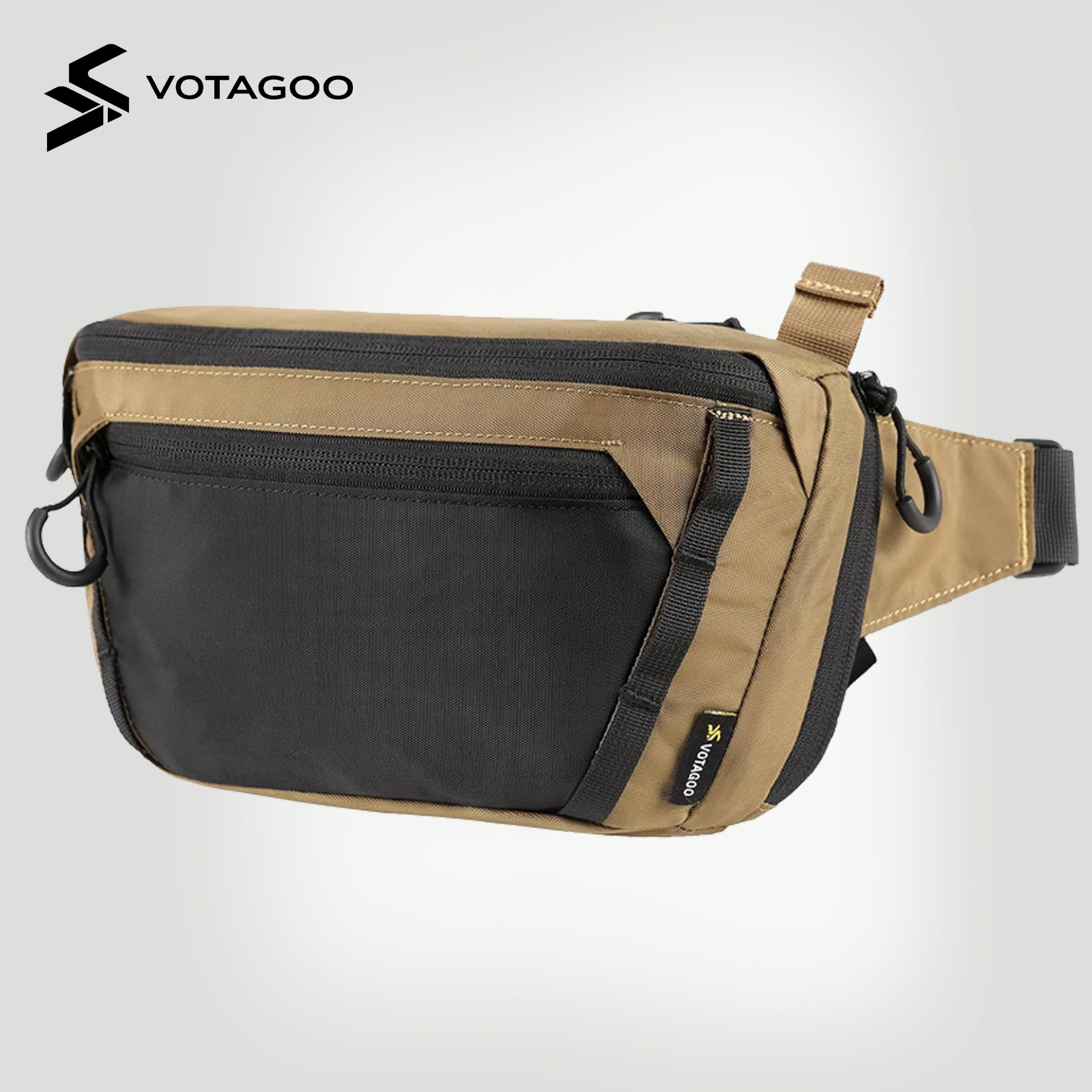 VOTAGOO  Tactical CCW Fanny Bag, Concealed Carry Fanny Pack w/Adjustable Waist Belt Tactical Waist Bag Handgun Pouch